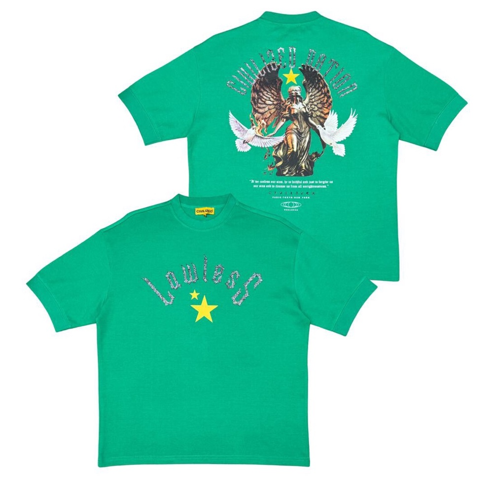 Civilized
Civilized Mens Lowless Oversized Redemption CrewNeck Color Mint - Picture 3 of 14